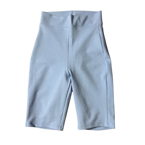 Nocturne Light Blue Biker Tights Shorts NEW - Picture 1 of 5